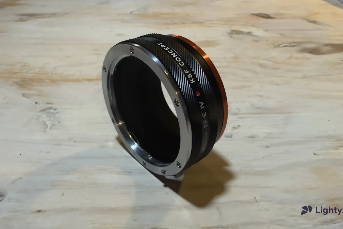 Location k&f concept Canon EF/EF-S vers Sony E-mount (Mise au point) - Lightyshare