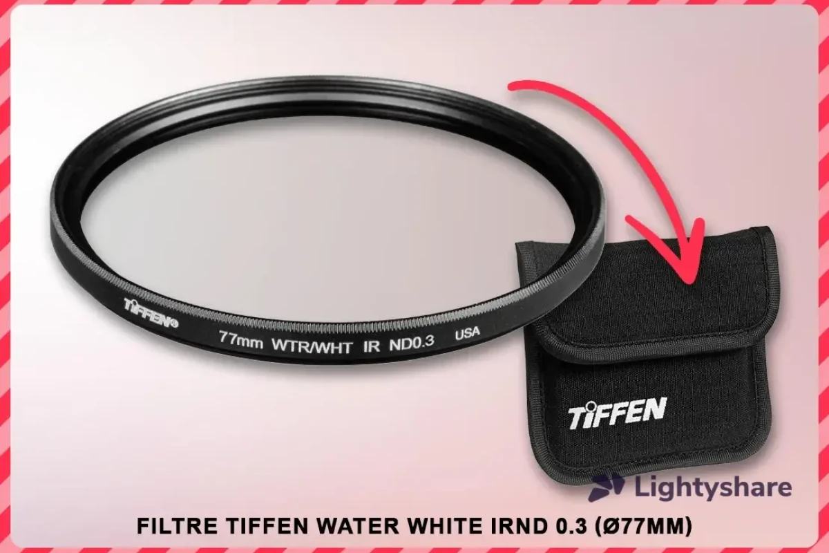 Location Tiffen Water White Glass Full Spectrum IRND Filter (77mm, 1-Stop) - Lightyshare