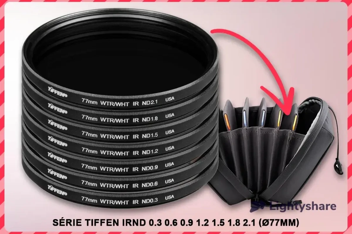 Rent Série Tiffen Water White IRND 0.3  0.6  0.9  1.2  1.5  1.8  2.1 (Ø77mm) - Lightyshare
