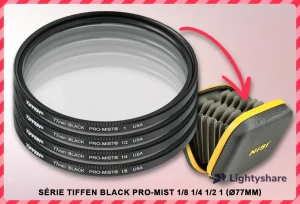 Location Série Tiffen Black Pro-Mist 1/8  1/4  1/2  1 (Ø77mm)