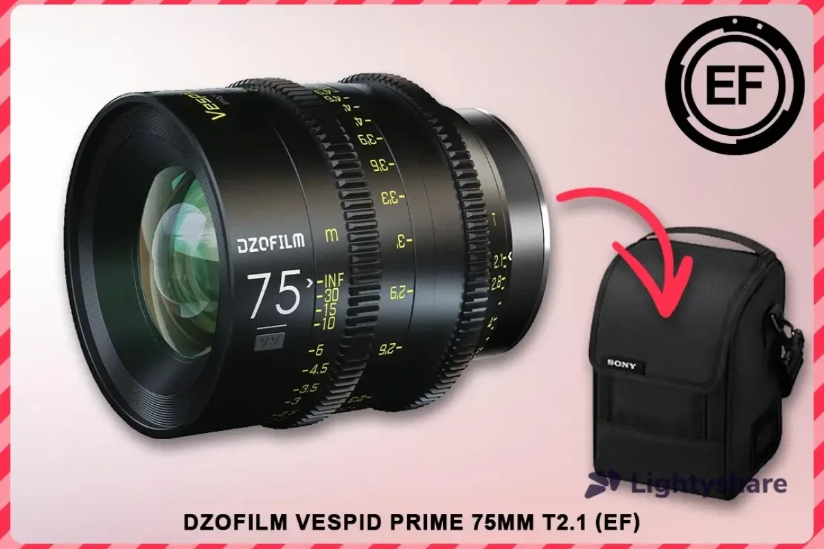 Location DZOFILM Vespid Prime 75mm T2.1 EF - Lightyshare