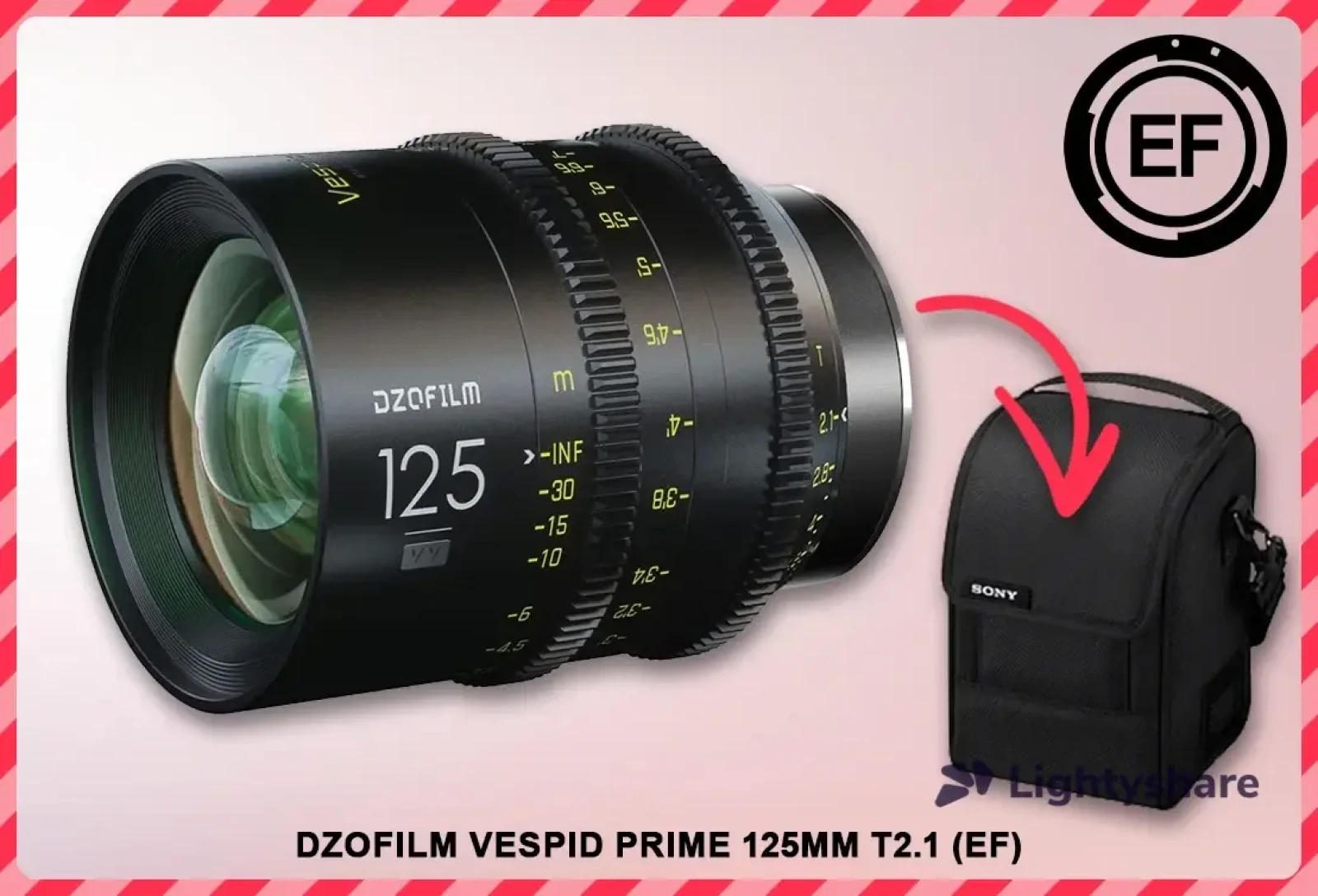 DZOFILM Vespid Prime 125mm T2.1 EF - Photo 1 sur 1