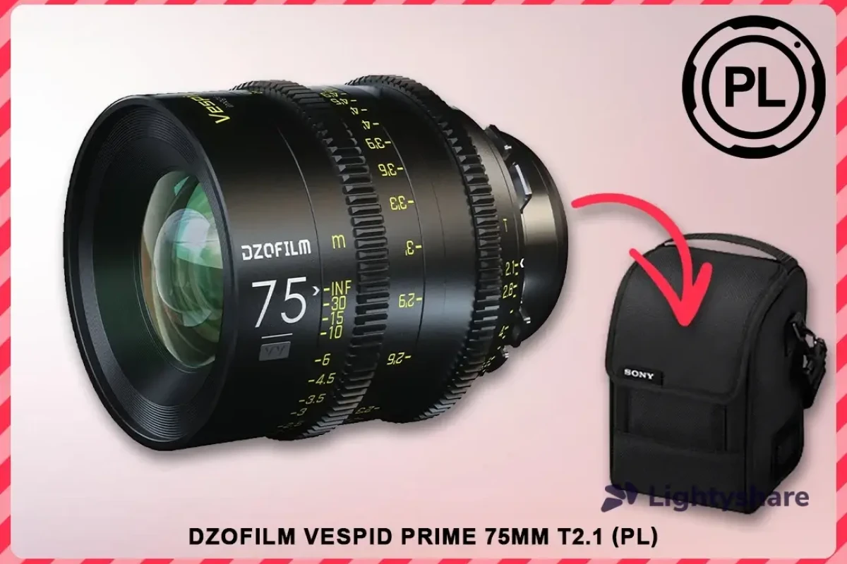 Location DZOFILM Vespid Prime 75mm T2.1 PL - Lightyshare