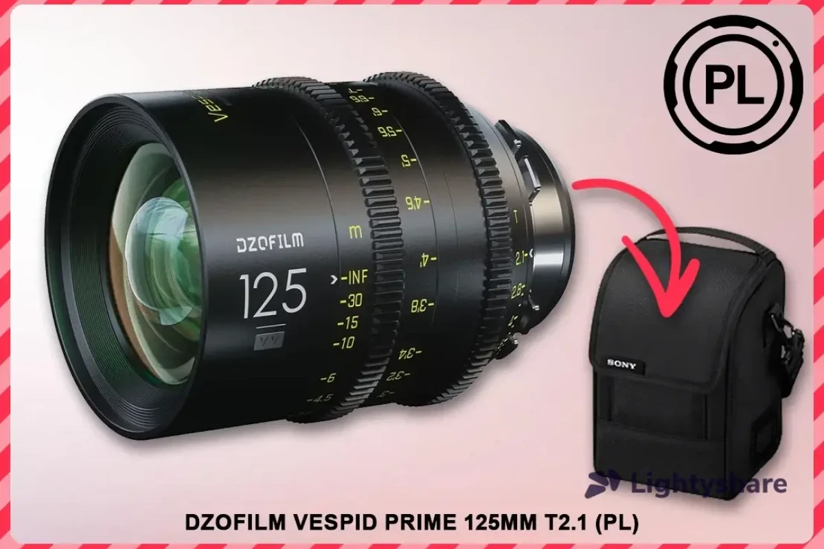 Location DZOFILM Vespid Prime 125mm T2.1 PL - Lightyshare