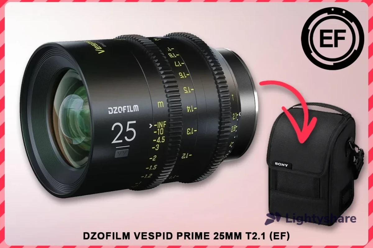 Location DZOFILM Vespid Prime 25mm T2.1 EF - Lightyshare