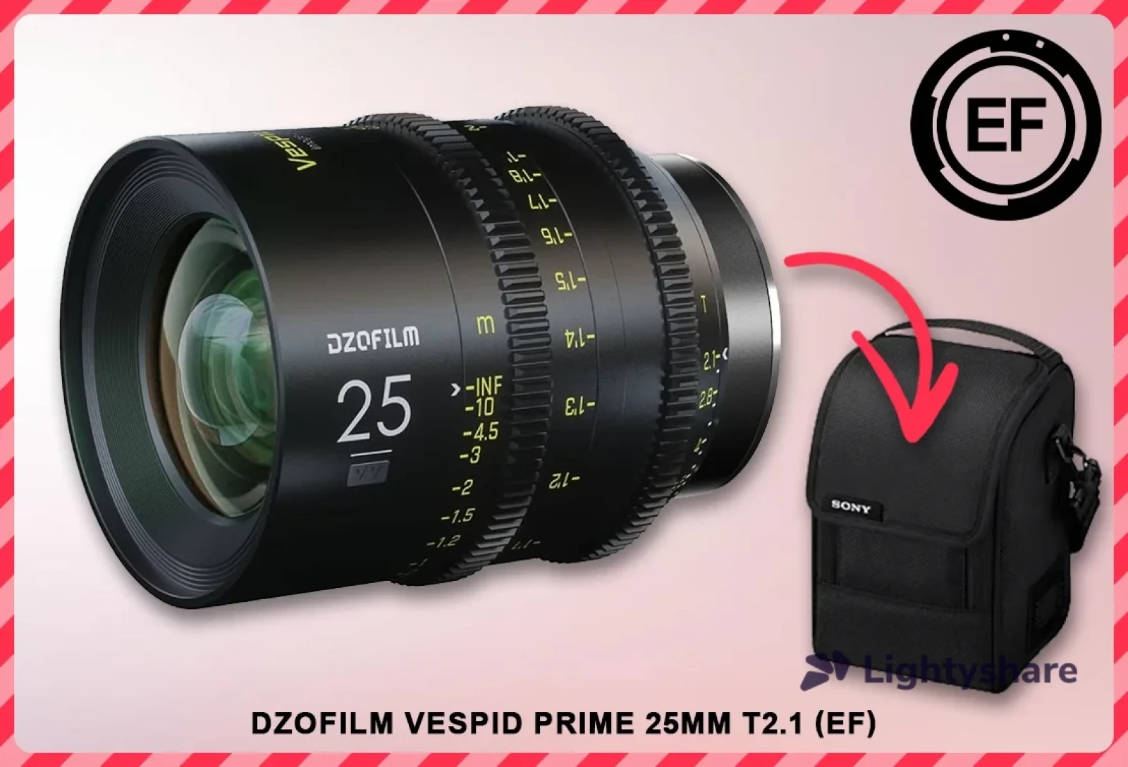 DZOFILM Vespid Prime 25mm T2.1 EF - Photo 1 sur 1