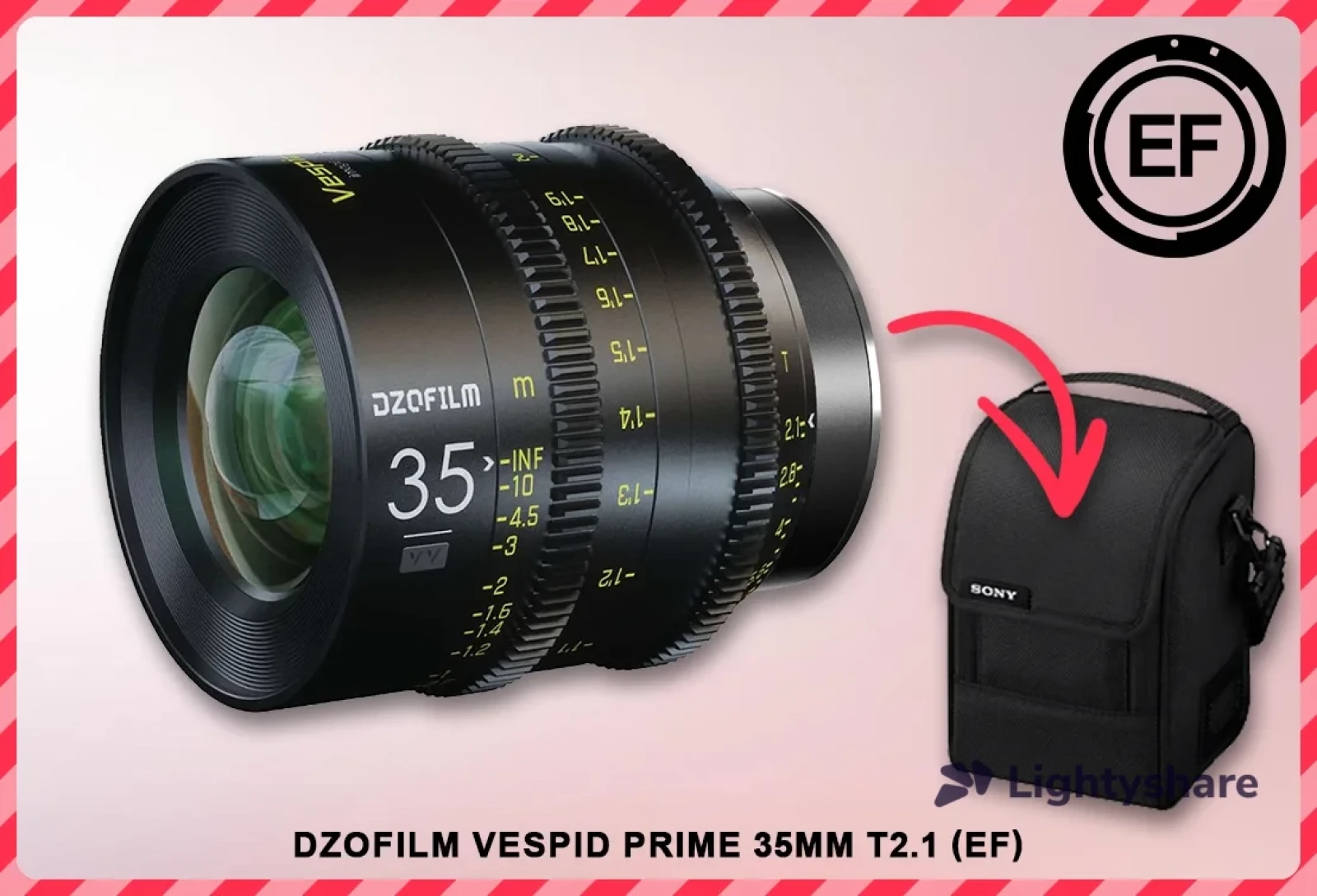 DZOFILM Vespid Prime 35mm T2.1 EF - Photo 1 sur 1
