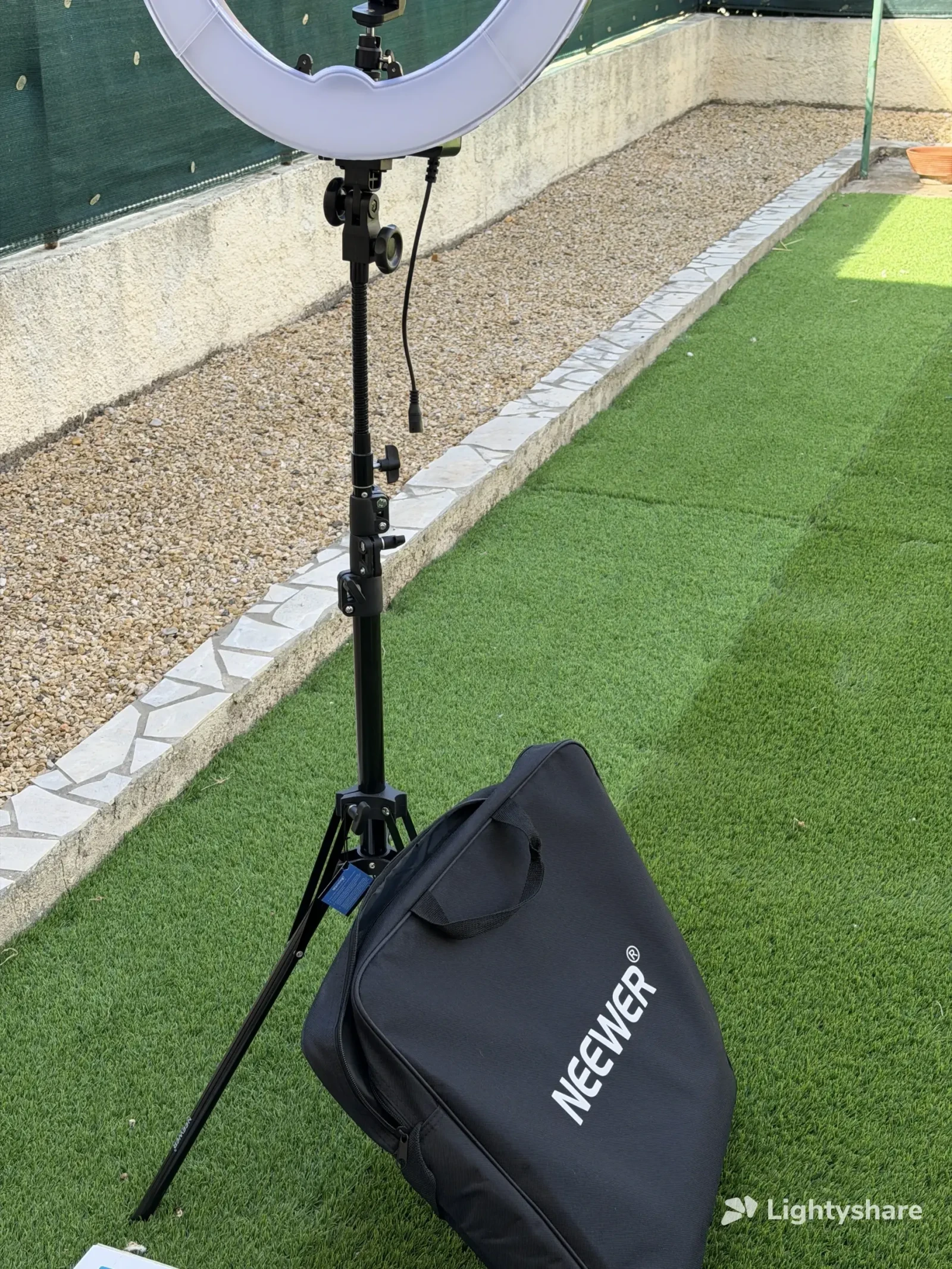 Pack Interview & Studio Pro – Ring Light Neewer + Trépied K&F + Kit Audio DJI Mic - Photo 2 sur 4