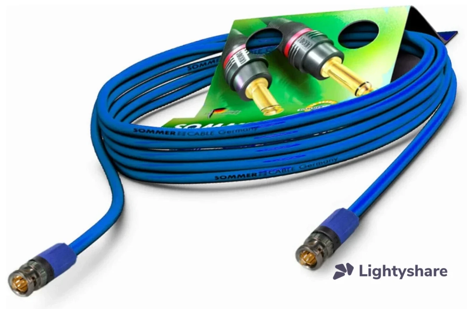 Sommer cable 6g video patch cable SC-Vector 0.8/3.7 HD-SDI, 1 | BNC / BNC, NEUTRIK | black | 25,00m | black (VTGX-2500-SW-SW) - Photo 1 sur 1