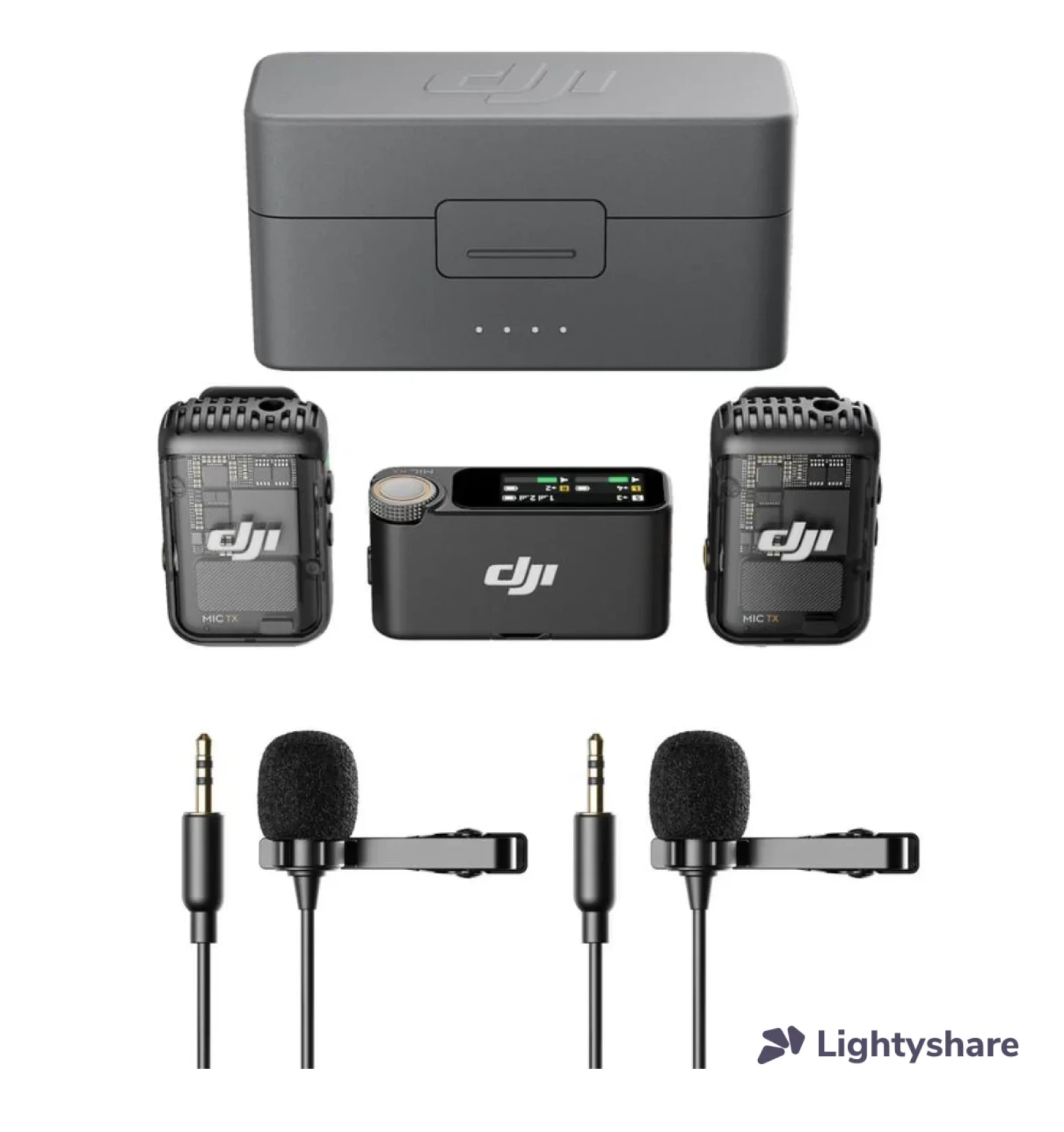 DJI DJI Mic 2 (2 TX + 1 RX + Charging Case) - Photo 1 sur 1
