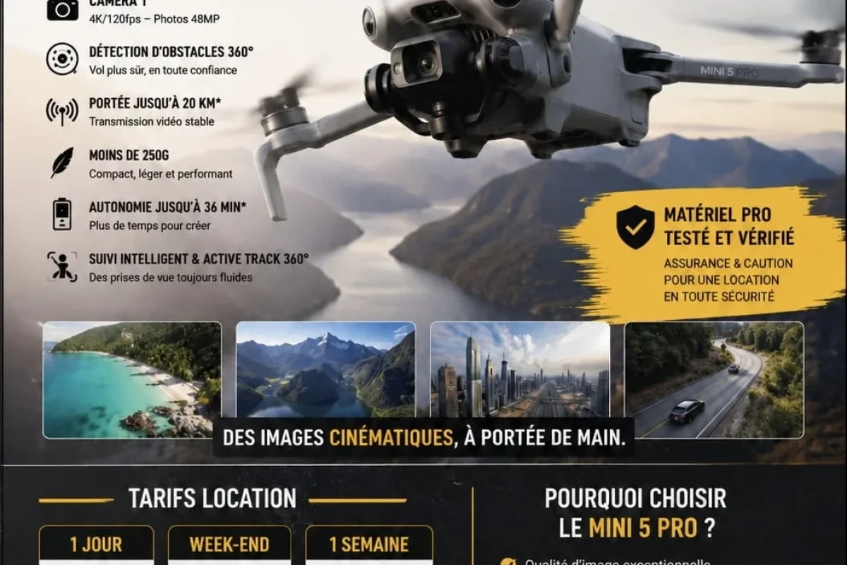 Rent DJI MINI 5 PRO - Lightyshare