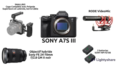 Sony Alpha 7S III (A7S3) en location