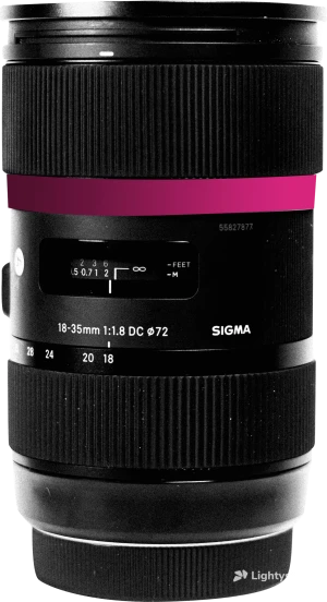 Location Sigma 18-35mm f/1.8 DC HSM