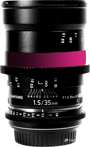 Location Samyang 35mm T1.5 VDSLR II monture EF