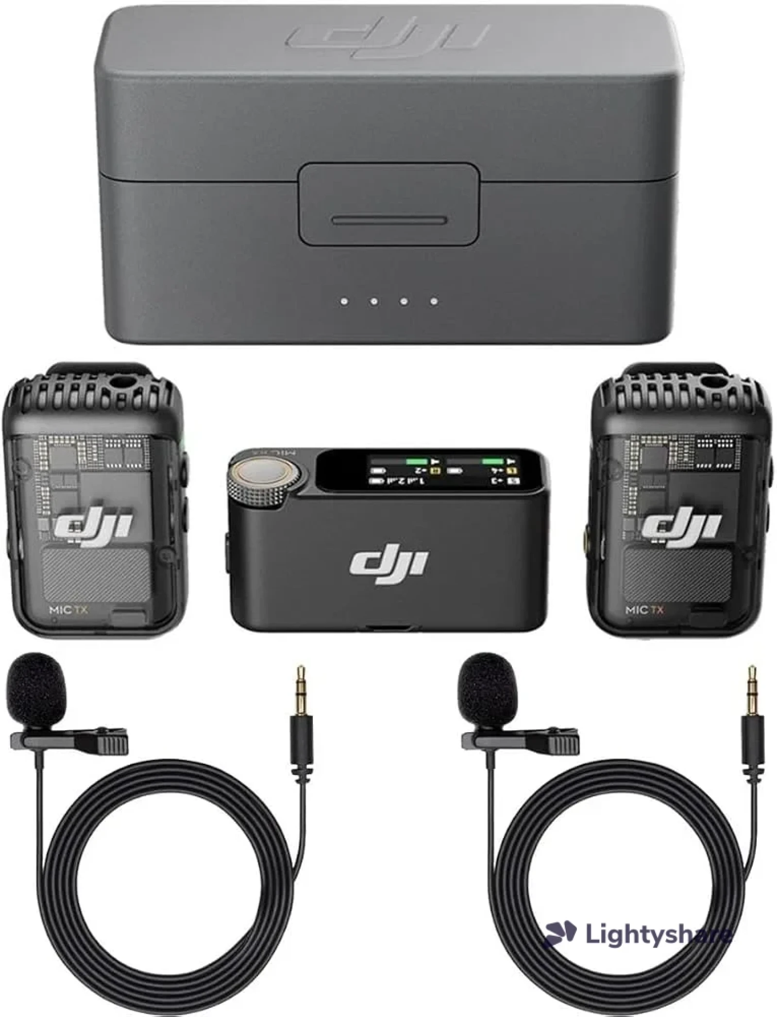 DJI DJI Mic 2 (2 TX + 1 RX + Charging Case) - Photo 1 sur 1