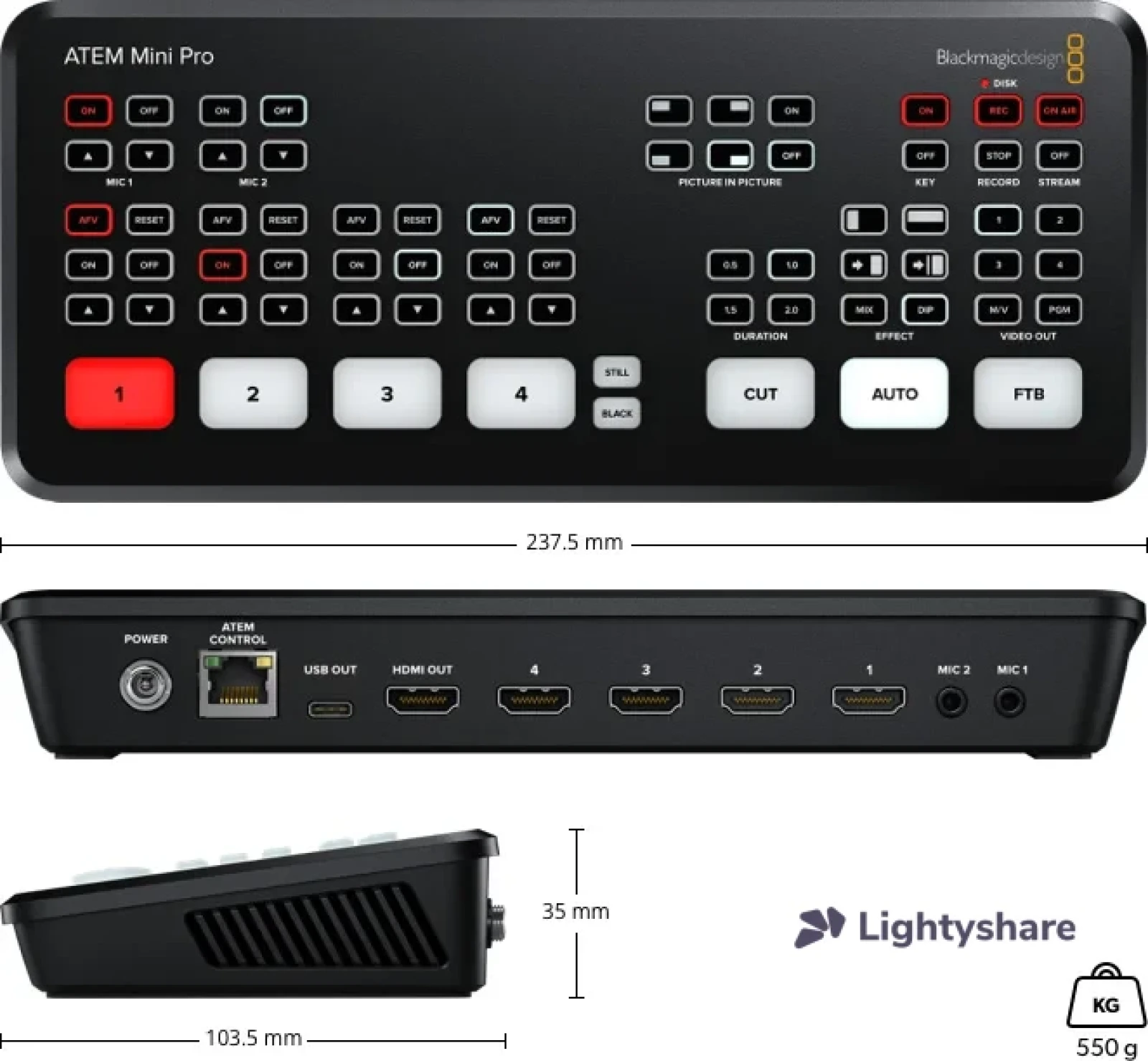 Blackmagic Design ATEM Mini Pro - Photo 1 sur 1