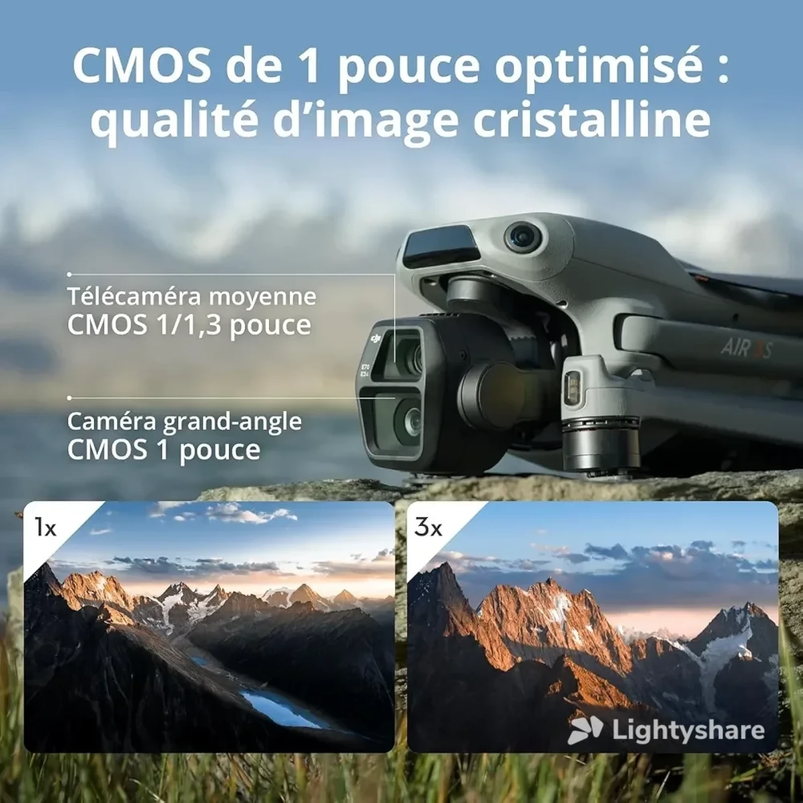 DJI Air 3S Fly More Combo - Photo 5 sur 5