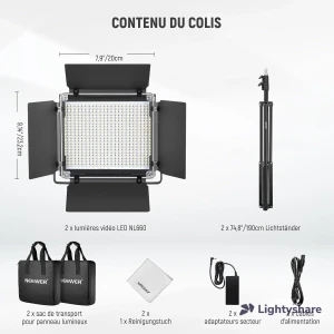 Location Neewer Kit d'éclairage studio