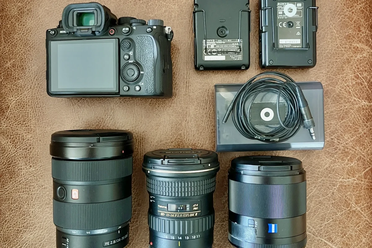 Location Pack Sony A1, 3 objectifs, kit HF - Lightyshare