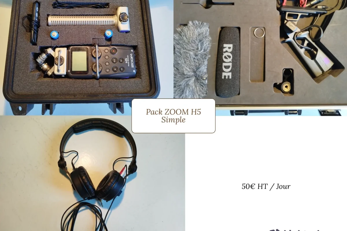 Location Pack ZOOM H5 Simple - Lightyshare