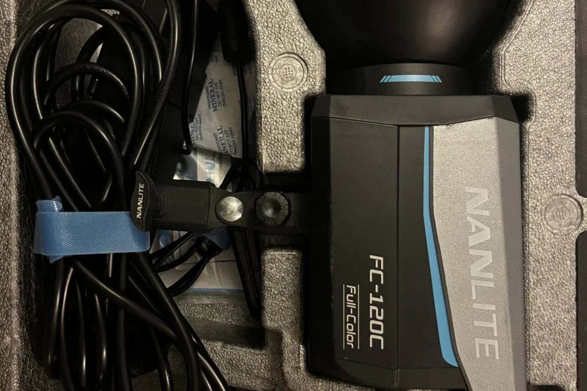 Location Nanlite FC-120C Full-Color LED Spotlight - Lightyshare