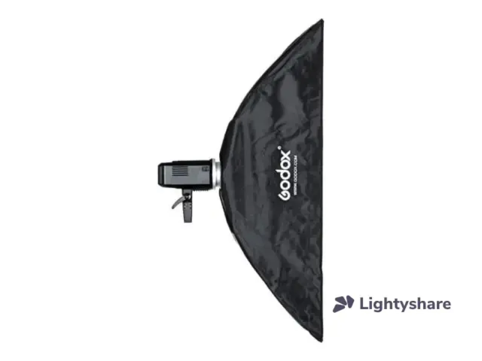Kit portrait : 2 flashs Neewer Q6 600 Ws, parapluie, strip 35 × 160, émetteur - Photo 3 sur 5
