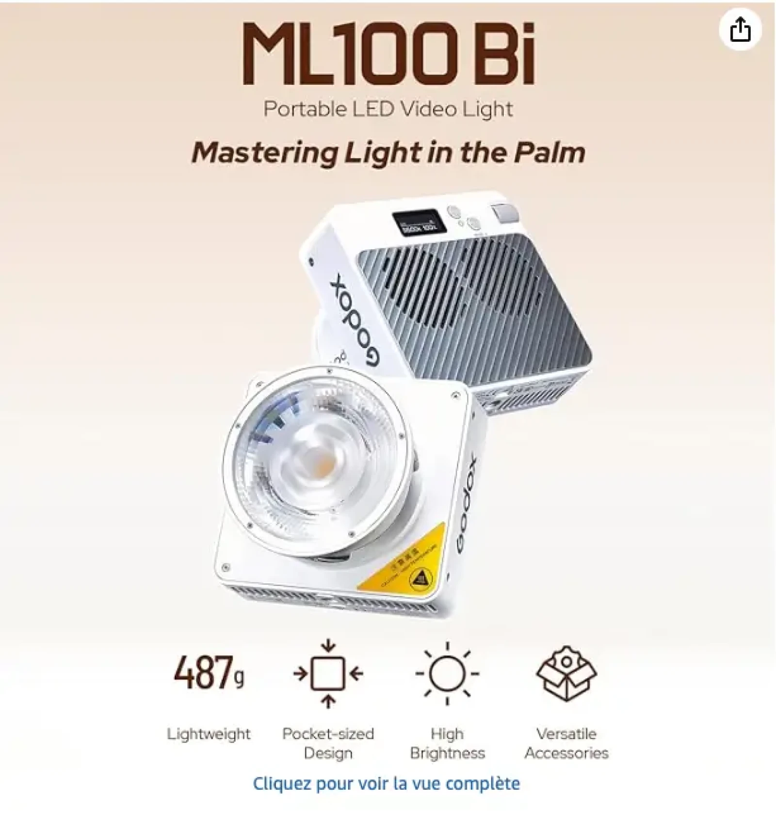 Godox ML 100 Bi - Photo 2 sur 3