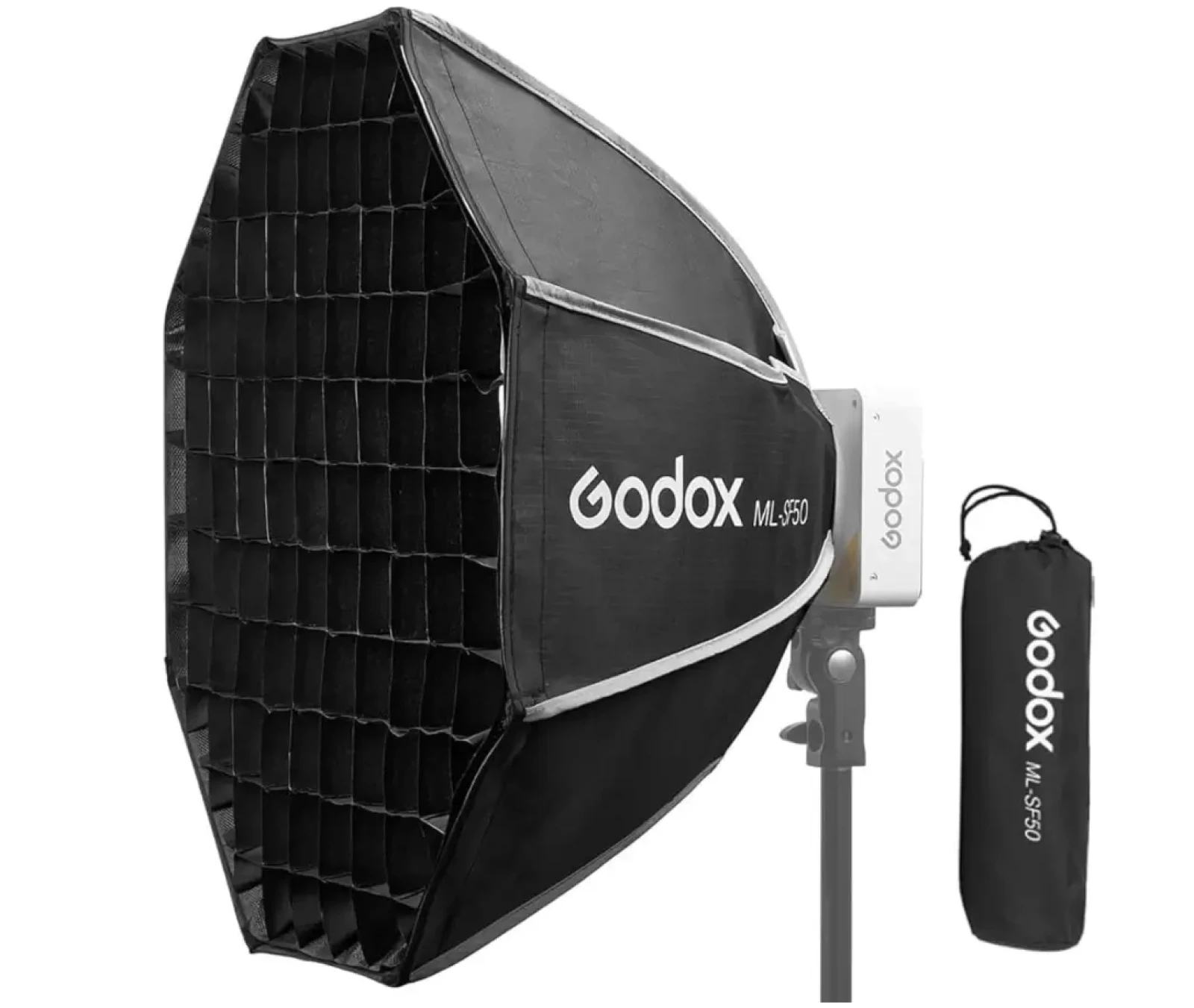 Pack 3 Godox ML 100 Bi + 3 Softbox Octa ML+ 3 pieds + valise CB-06 - Photo 3 sur 7