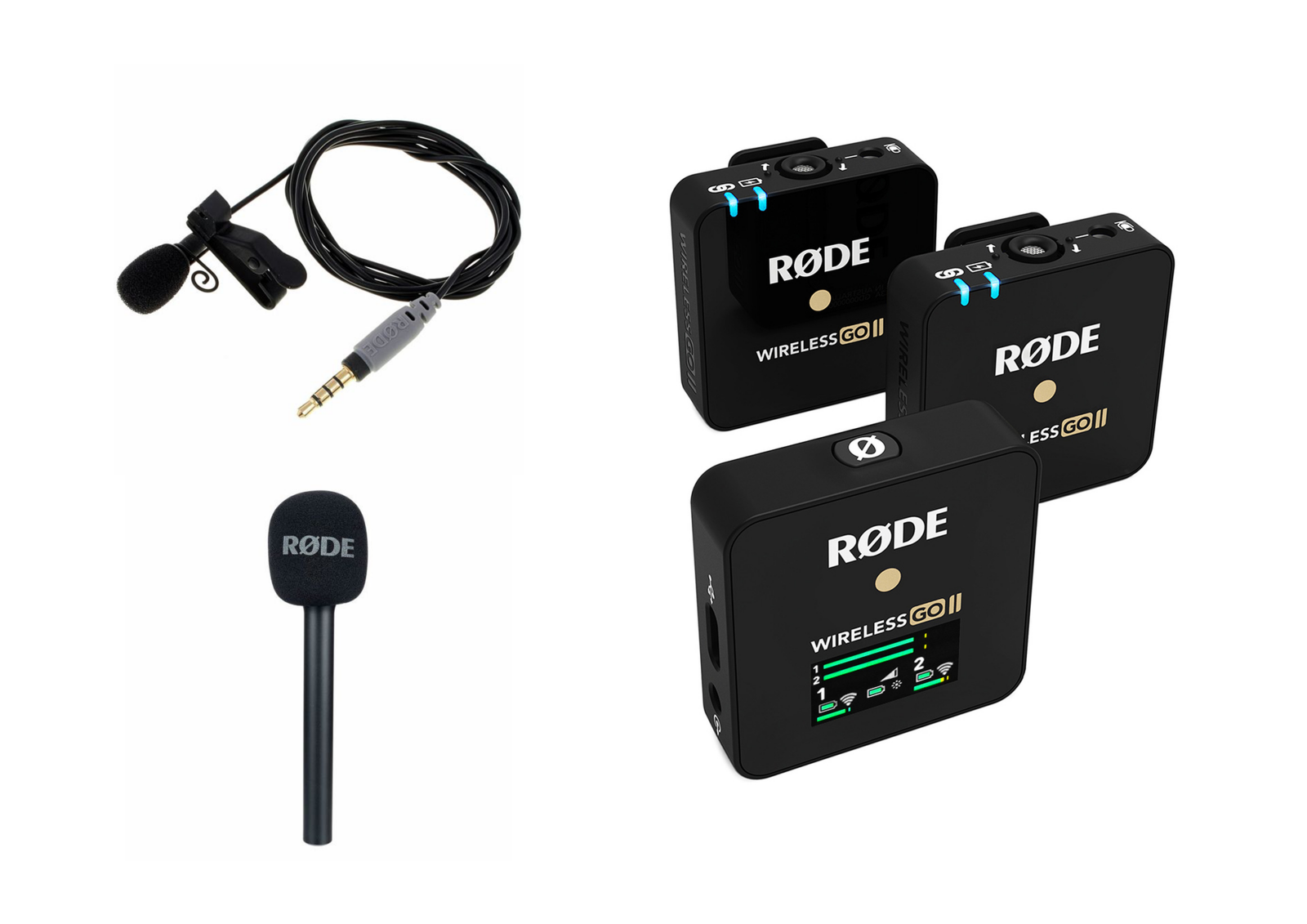 RODE WIRELESS GO II - Kit interview HF - Photo 1 sur 1