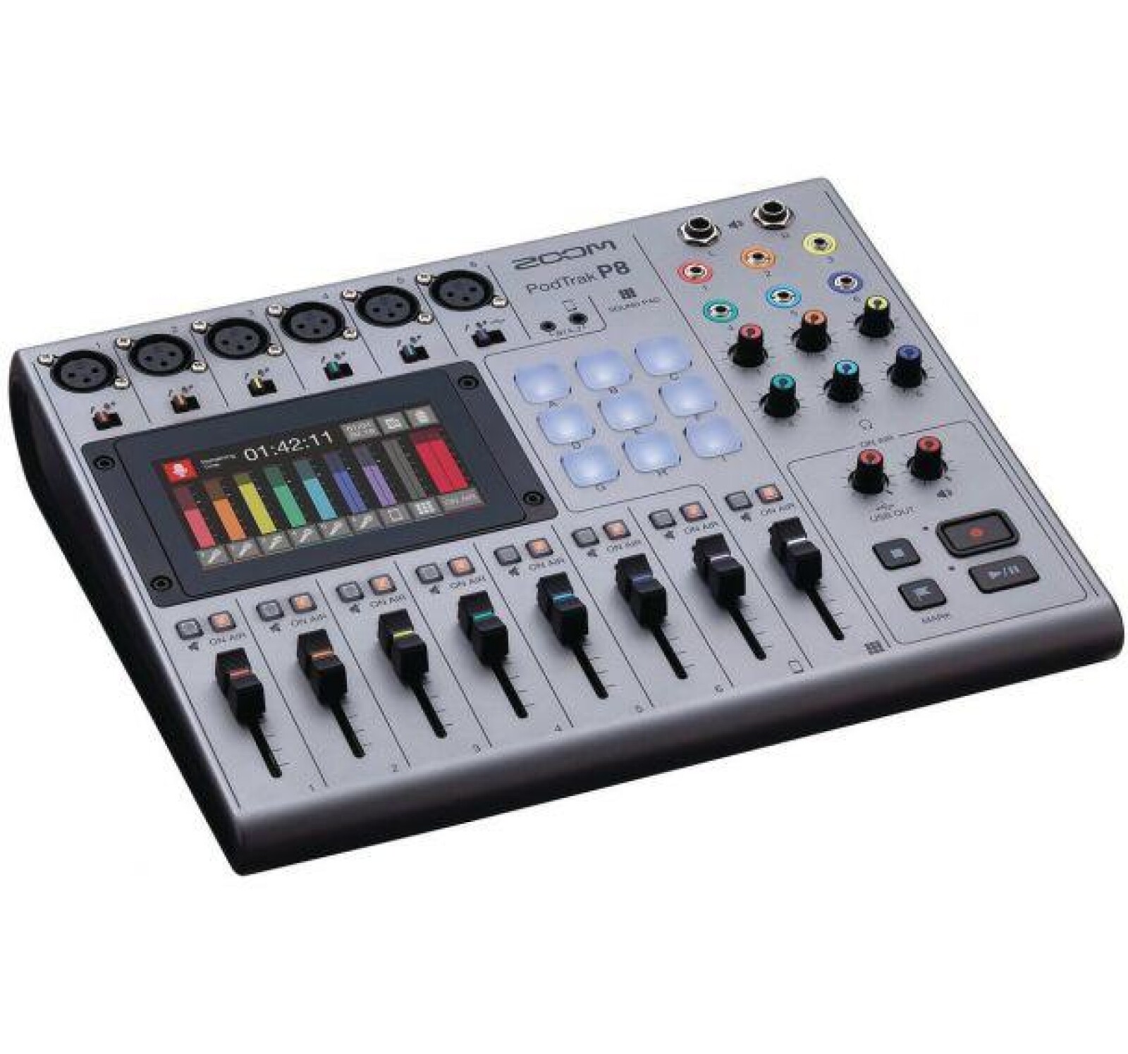 Zoom Podtrack P8 - Console/enregistreur multipiste special podcast + Carte SD 16go - Photo 1 sur 2