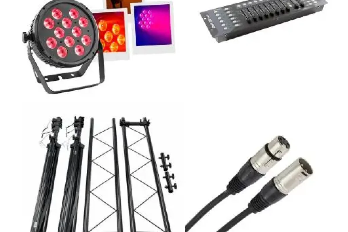 Location PACK COMPLET LUMIERE EVENEMENTIEL - Lightyshare
