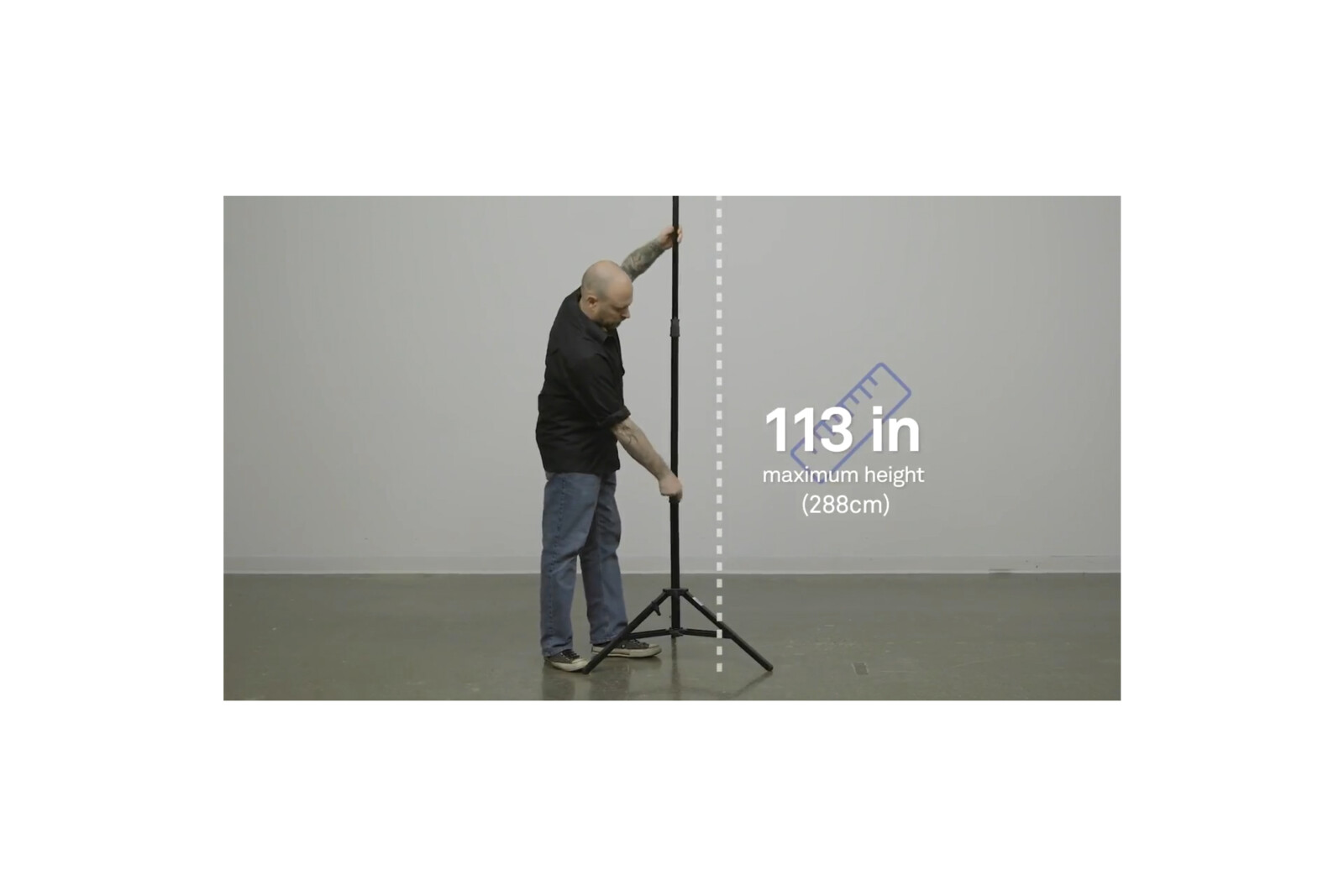 KUPO Medium Baby Kit Stand - KUKS141211 (pied lumière - charge max 10 kgs) - Photo 2 sur 4
