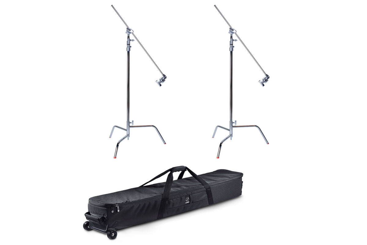 Location Matthews C-Stands 40 " (Pack complet X2) - Pieds lumière - Lightyshare