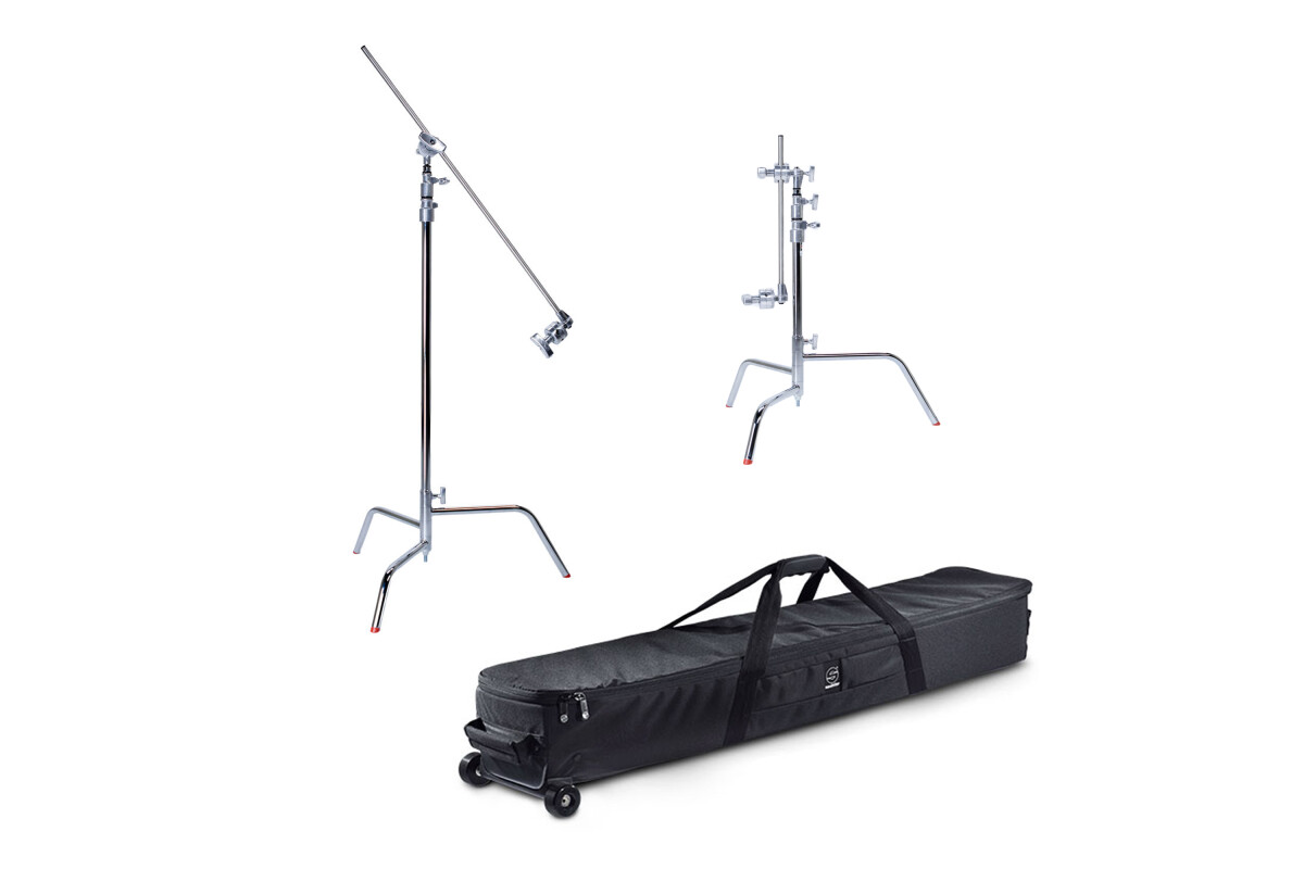 Location Matthews C-Stands 40 " et 20 " (Pack complet X2) - Pieds lumière  - Lightyshare