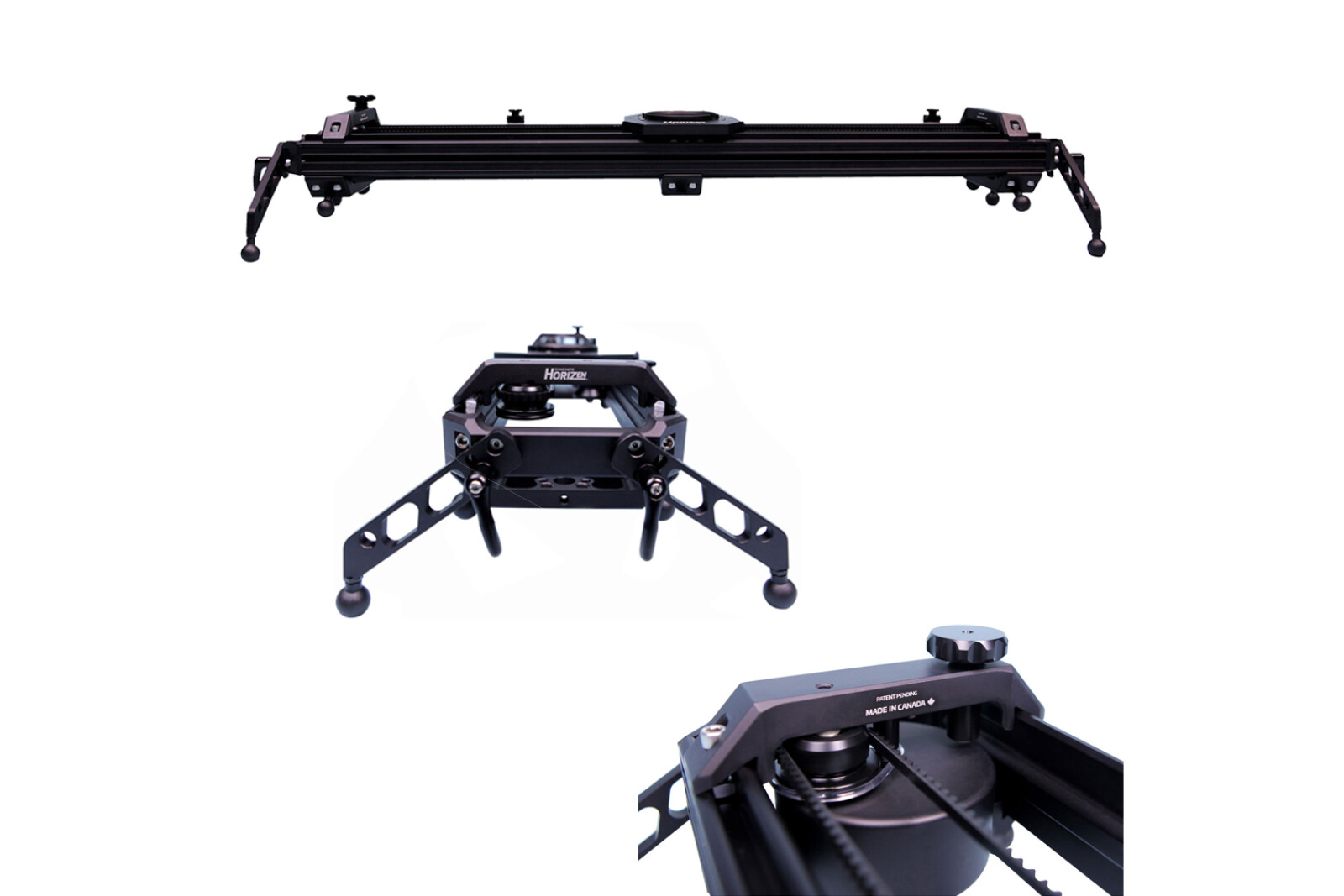 Slider CINEVATE Horizen 4 ft (122 cm) - 100 mm Bowl = Pour caméra ARRI, RED, Sony, Canon... - Photo 3 sur 5