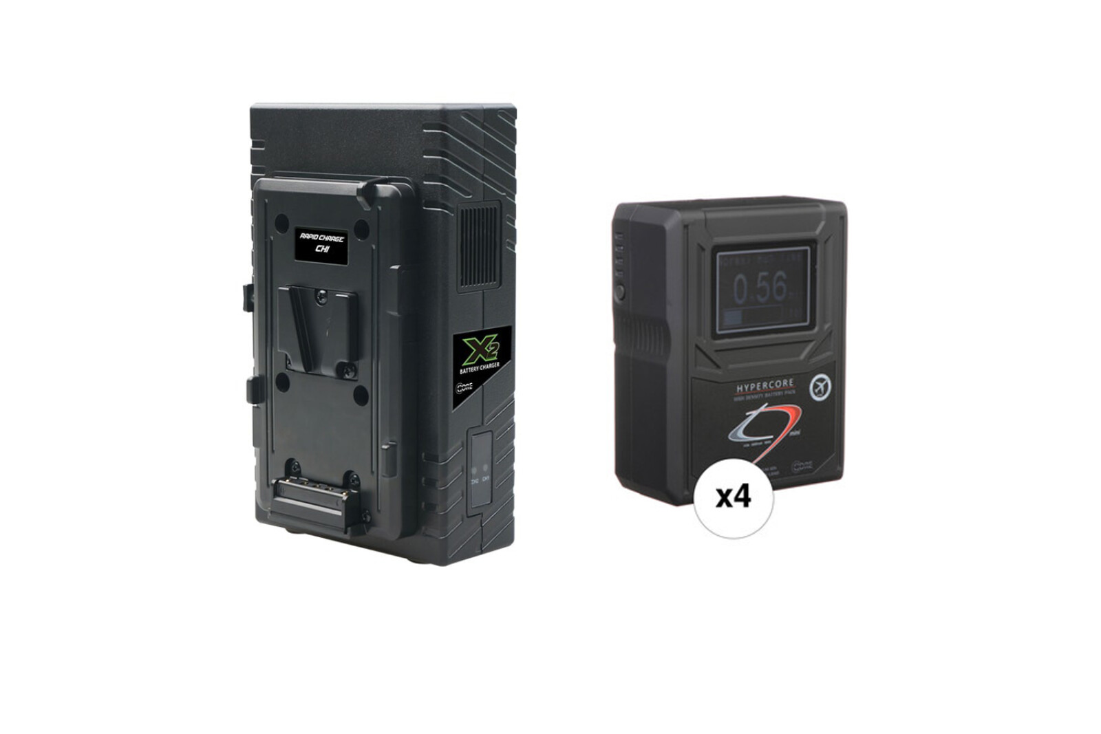 Batteries V-lock 98 Wh (X4) - CoreSWX Hypercore 9 Mini RED + Chargeur (#SUPER pack)  - Photo 1 sur 4