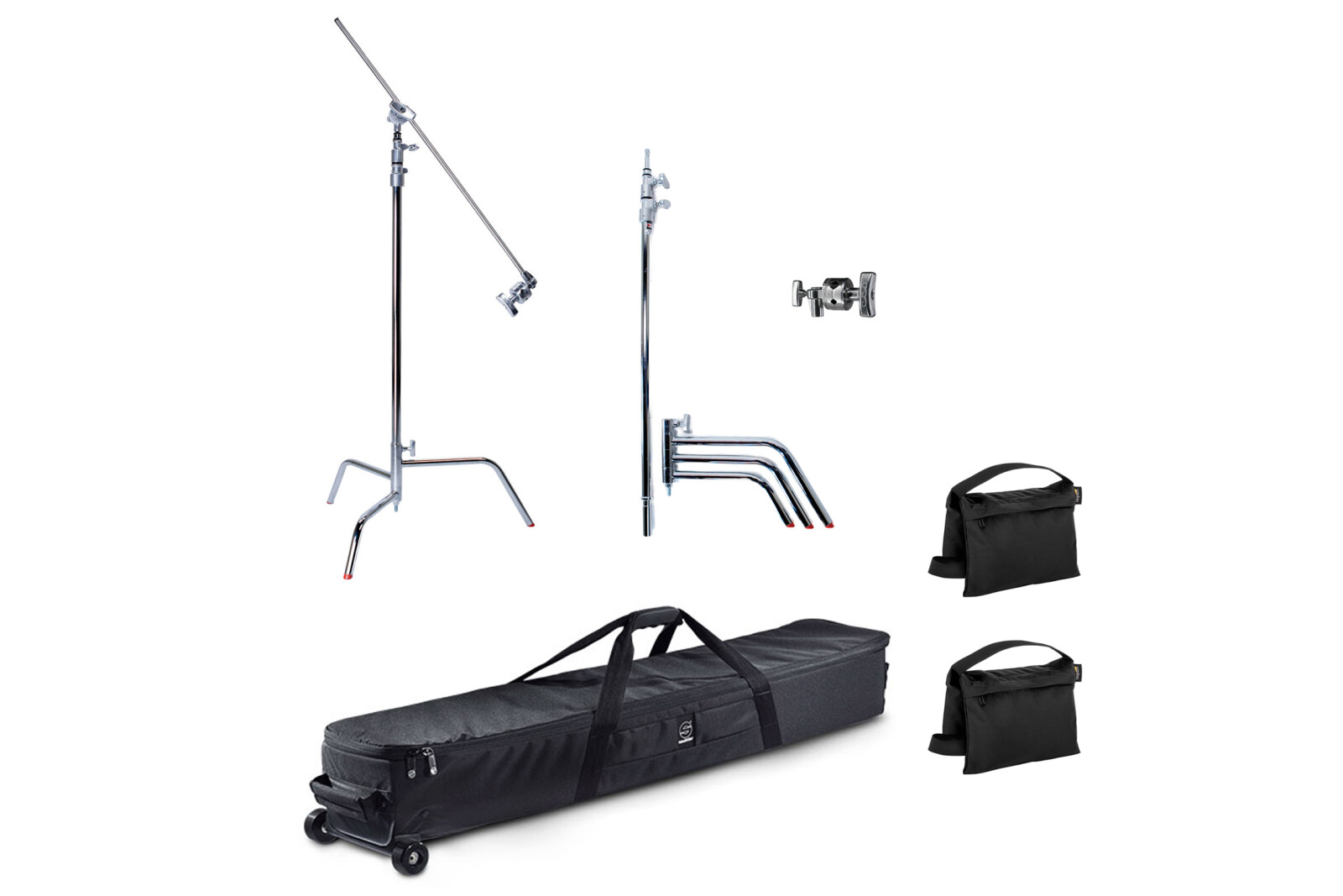 Quasar Science Q-LED 2ft 25w RGBX Tube (Kit Lumière X2) + Matthews C-Stands 40 (X2) (#Mega pack)  - Photo 4 sur 5