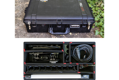Location Quasar Science Q-LED 2ft 25w RGBX Tube (Kit Lumière X2) + Matthews C-Stands 40 (X2) (#Mega pack) 