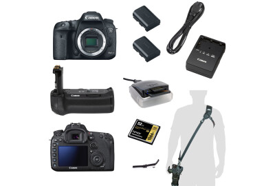 Location Canon 7D Mark II + Grip + Flash Canon Speedlite 600 EX-RT (#Super pack) - Boitier reflex aps-c