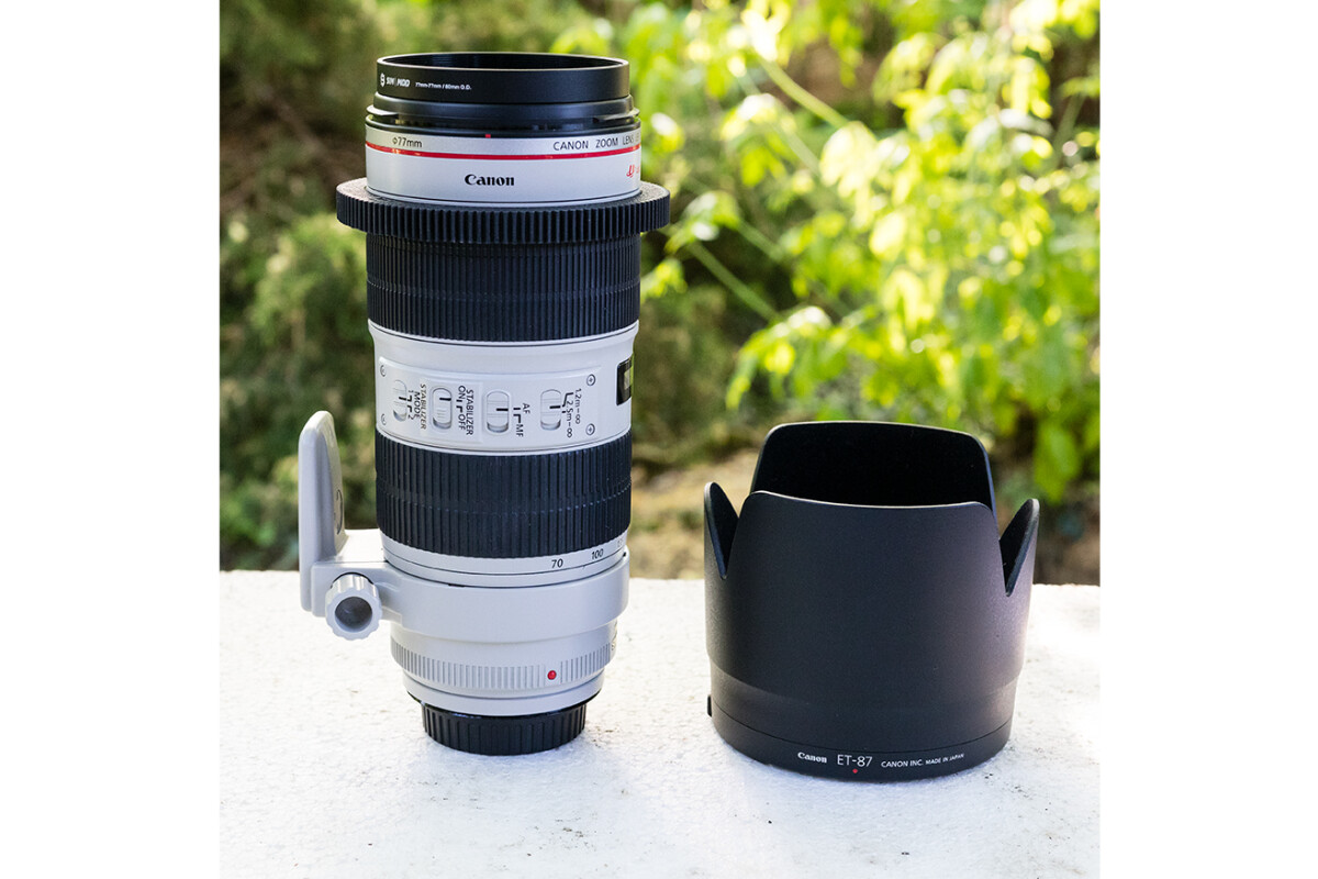 Location Objectif Canon 70-200 mm f/2.8 IS USM II (Monture Canon EF) - Custom Cine Mod  - Lightyshare