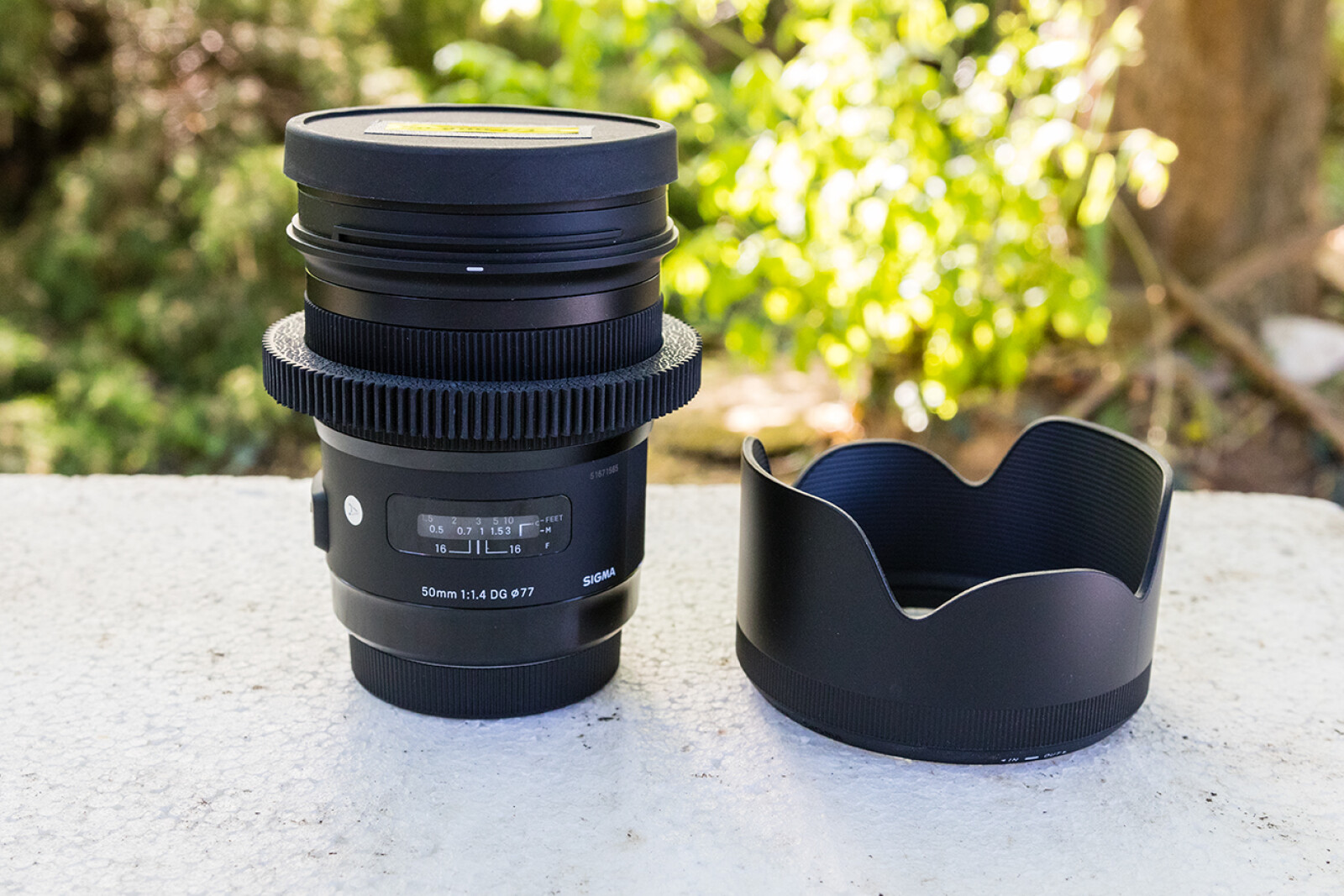 Objectif Sigma 50 mm f/1.4 ART (Monture Canon EF) - Custom Cine Mod - Photo 2 sur 3
