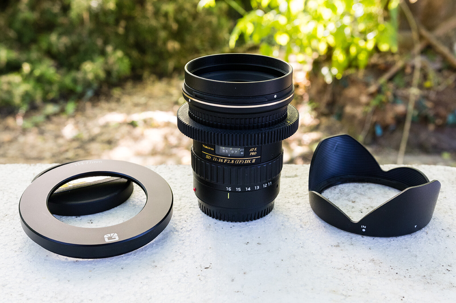 Objectif Tokina 11-16 mm f/2.8 AT-X Pro DX II (Canon EF) - Custom Cine Mod - Ultra Grand Angle  - Photo 1 sur 3