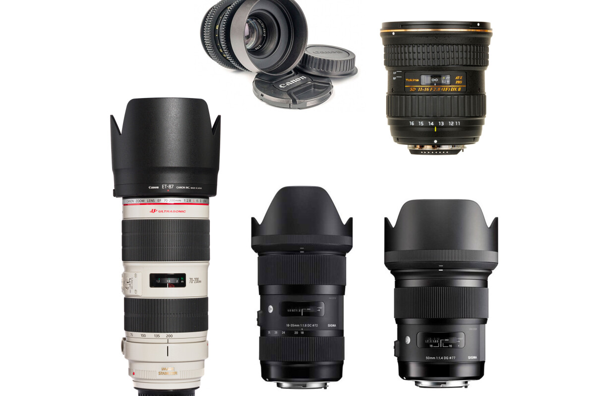 Location Objectifs photos Sigma - Canon - Tokina - Helios - Monture EF (#MEGA pack X5) - Lightyshare