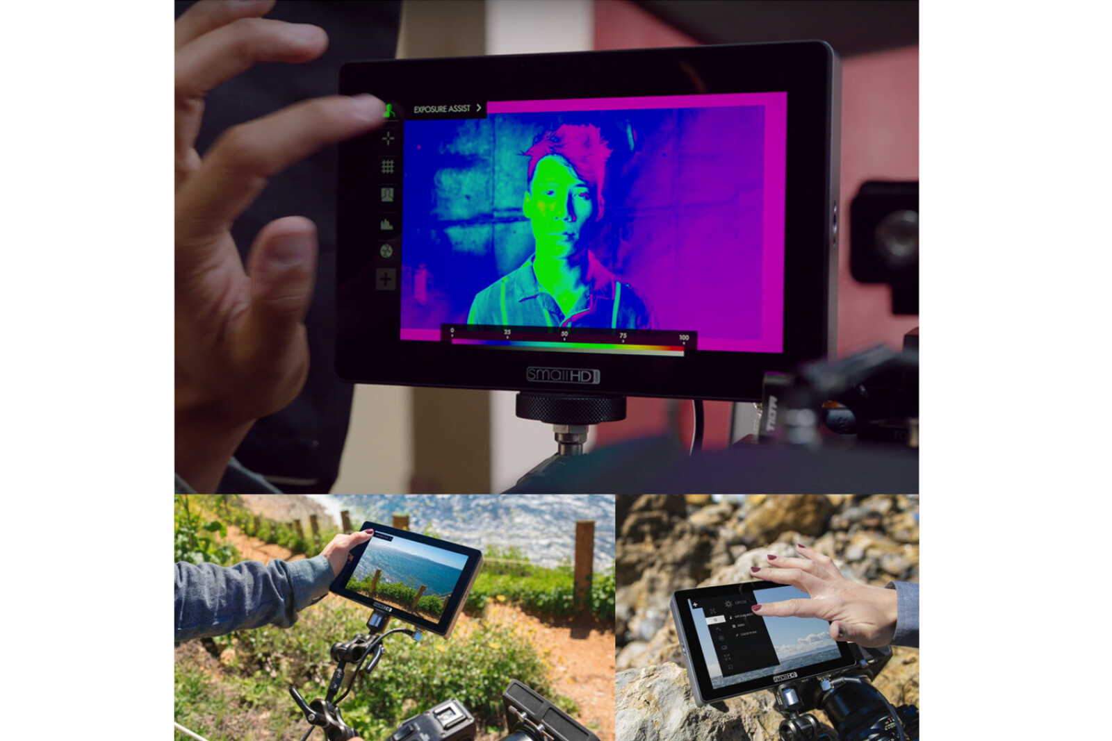 Moniteur SmallHD 702 Touch - 7 pouces SDI (#MEGA pack écran) - Photo 3 sur 5