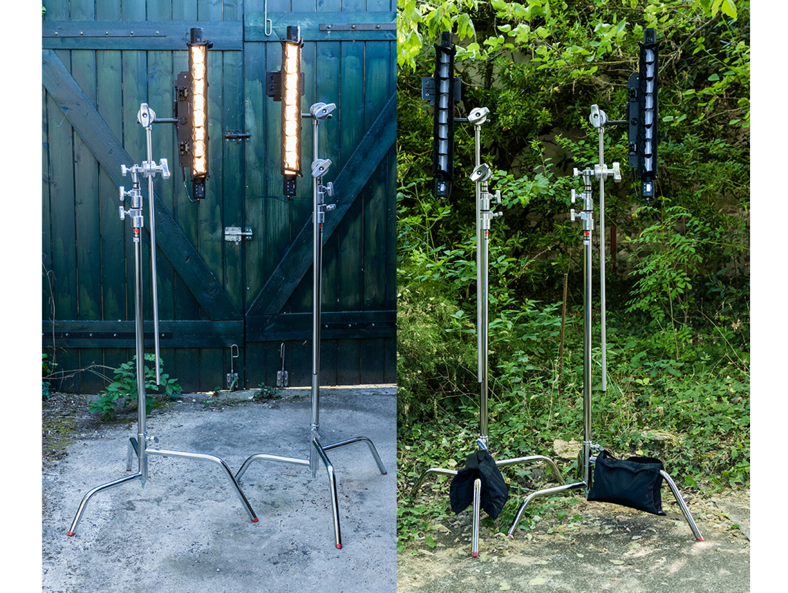Quasar Science Q-LED 2ft 25w RGBX Tube (Kit Lumière X2) + Matthews C-Stands 40 (X2) (#Mega pack)  - Photo 1 sur 5