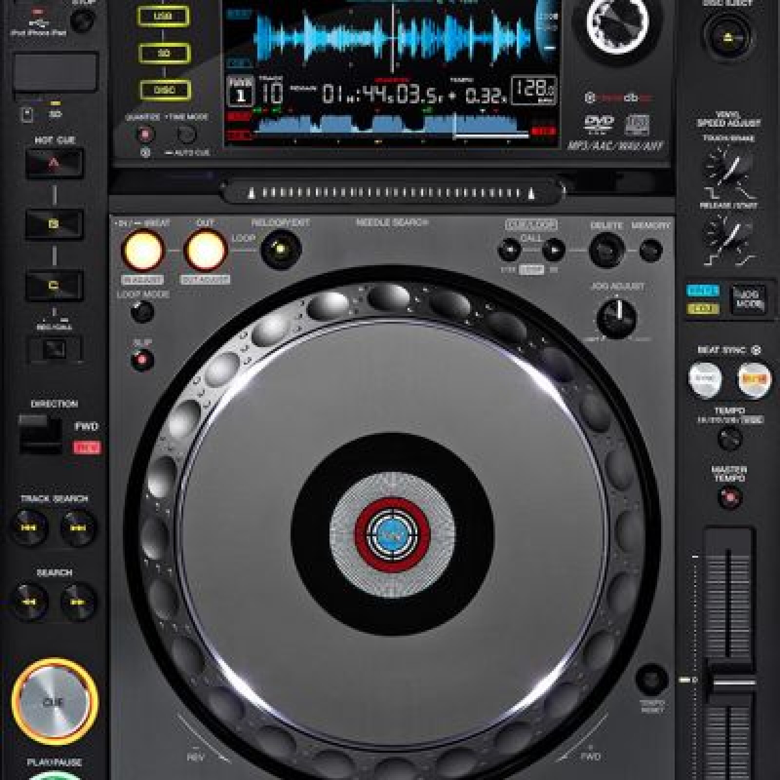 Platine DJ CDJ 2000 NEXUS - Photo 3 sur 4