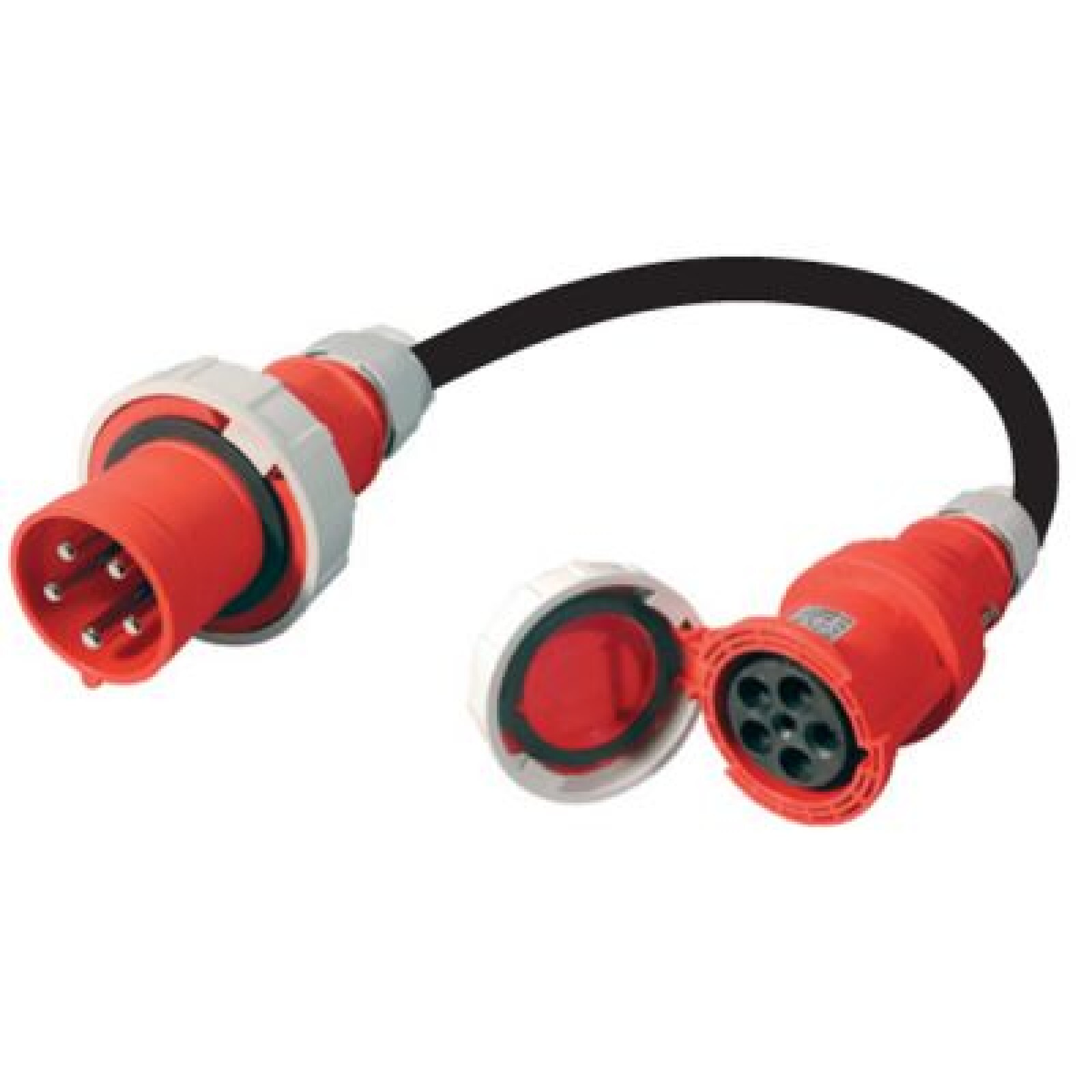 Câble P17 5m 63A 5G16 Tétrapolaire mâle / femelle - Photo 1 sur 1