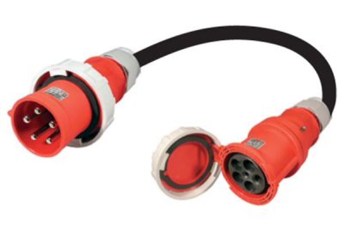 Location Câble P17 10m 125A 5G25 Tétrapolaire mâle / femelle - Lightyshare