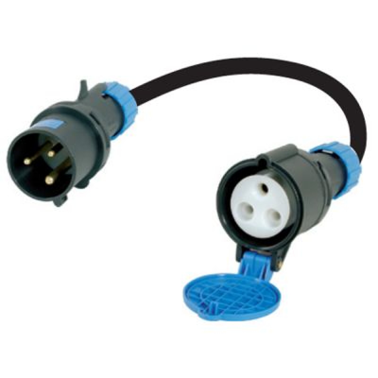 Câble 10m P17 32A mono 3G6  mâle / femelle - Photo 1 sur 1