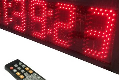 Location Horloge Géante 6 chiffres LED 12.7cm de haut